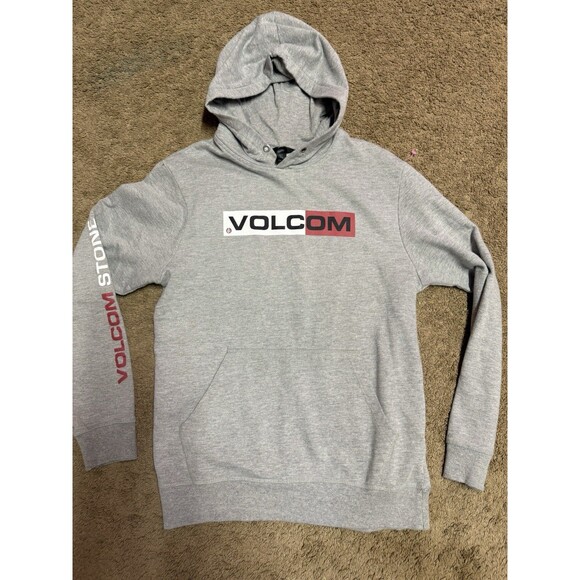 Men’s  gray Volcom hooded sweatshirt Small S - Picture 1 of 1